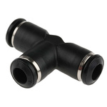 RS PRO Push-in Fitting Push In 6 mm, Push In 6 mm to Push In 6 mm, Tube-to-Tube Connection Style