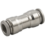 RS PRO Push-in Fitting, Push In 8 mm to Push In 8 mm, Tube-to-Tube Connection Style