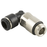 RS PRO 55000 Series Push-in Fitting, G 1/8 Male to Push In 6 mm, Threaded-to-Tube Connection Style