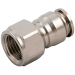 RS PRO Push-in Fitting to Push In 10 mm, Threaded-to-Tube Connection Style
