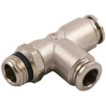 RS PRO Push-in Fitting, Push In 10 mm to Push In 10 mm, Threaded-to-Tube Connection Style