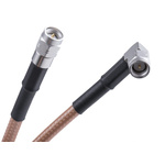 Radiall Male SMA to Male SMA Coaxial Cable, 500mm, RG142 Coaxial, Terminated