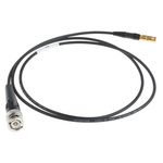Radiall Male BNC to Male SMB Coaxial Cable, 1m, RG174 Coaxial, Terminated