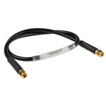 RS PRO Male SMA to Male SMA Coaxial Cable, 500mm, RG233 Coaxial, Terminated