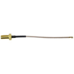 RF Solutions Male U.FL to Female SMA Coaxial Cable, 15cm, RG178 Coaxial, Terminated