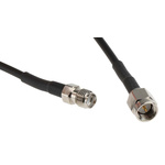 Siretta ASMA Series Male SMA to Female SMA Coaxial Cable, 5m, RF LLC100A Coaxial, Terminated