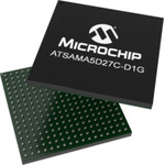 Microchip ATSAMA5D27C-D1G-CU, ARM Cortex A5 Microprocessor SAMA5D2 32bit ARM 500MHz 289-Pin LFBGA