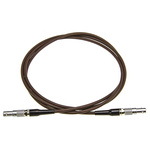 Lemo 00 S Series Male LEMO 00 to Male LEMO 00 Coaxial Cable, 1m, Terminated