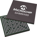 Microchip SAM9X60-V/DWB, ARM926EJ-S Microprocessor SAM9X60 32bit ARM 600MHz 228-Pin TFBGA228L