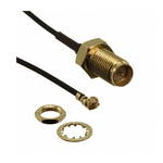 RS PRO MHF1 to Male RP-SMA Coaxial Cable, 152mm, Terminated