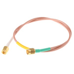 Times Microwave Male SMA to Male SMA Coaxial Cable, 500mm, RG316 Coaxial, Terminated