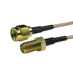 RS PRO Male RP-SMA to Female RP-SMA Coaxial Cable, 1m, Reverse SMA Coaxial, Terminated