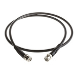 RS PRO Male BNC to Male BNC Coaxial Cable, 1m, RG59 Coaxial, Terminated