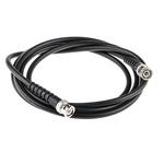 RS PRO Male BNC to Male BNC Coaxial Cable, 2m, RG59 Coaxial, Terminated