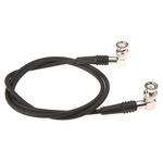 TE Connectivity Male BNC to Male BNC Coaxial Cable, 1m, RG58 Coaxial, Terminated