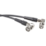 TE Connectivity Male BNC to Male BNC Coaxial Cable, 1.5m, RG58 Coaxial, Terminated