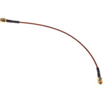 TE Connectivity Male SMA to Male SMA Coaxial Cable, 250mm, RG316 Coaxial, Terminated