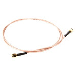 TE Connectivity Male SMA to Male SMA Coaxial Cable, 1m, RG316 Coaxial, Terminated