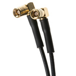 TE Connectivity Male SMB to Male SMB Coaxial Cable, 500mm, RG174 Coaxial, Terminated