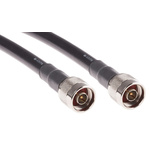 RS PRO Male N Type to Male N Type Coaxial Cable, 3m, RG214 Coaxial, Terminated