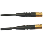 Radiall Male SMB to Male SMB Coaxial Cable, 500mm, RG174 Coaxial, Terminated