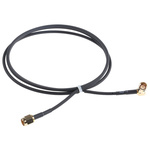 RS PRO Male SMA to Male SMA Coaxial Cable, 1m, RG174 Coaxial, Terminated