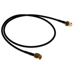RS PRO Male SMA to Male SMA Coaxial Cable, 500mm, RG174 Coaxial, Terminated