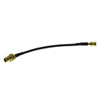 RF Solutions Female SMA to Female SMB Coaxial Cable, 100mm, RG174/U Coaxial, Terminated
