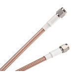 Atem Male SMA to Male SMA Coaxial Cable, 1m, RG142B Coaxial, Terminated