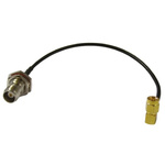 RF Solutions Female TNC to Male SMA Coaxial Cable, 200mm, Terminated