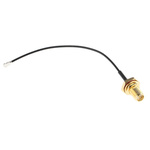 RS PRO Female RP-SMA to Female U.FL Coaxial Cable, 100mm, RF Coaxial, Terminated