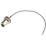 RS PRO Male N Type to Female U.FL Coaxial Cable, 200mm, RF Coaxial, Terminated