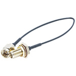 RS PRO Female SMA to Male SMA Coaxial Cable, 150mm, Terminated