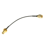 RS PRO Male SMA to Female SMA Coaxial Cable, 100mm, RF Coaxial, Terminated