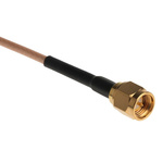 Cinch 415 Series Male SMA to Male SMA Coaxial Cable, 150mm, RG316 Coaxial, Terminated
