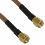 Cinch 415 Series Male SMA to Male SMA Coaxial Cable, 304.8mm, RG142 Coaxial, Terminated