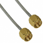 Cinch 415 Series Male SMA to Male SMA Coaxial Cable, 76.2mm, Hand Formable 0.086 Coaxial, Terminated