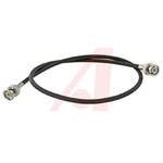 Mueller Electric Male BNC to Male BNC Coaxial Cable, 0.3m, RG58C/U Coaxial, Terminated