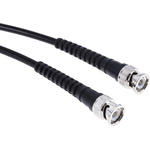 Mueller Electric Male BNC to Male BNC Coaxial Cable, 1.5m, RG58C/U Coaxial, Terminated