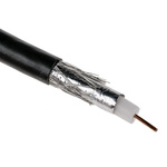 RS PRO SDI Coaxial Cable, 100m, RG6 Coaxial, Unterminated