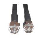 Telegartner Male N Type to Male N Type Coaxial Cable, 2m, RG213 Coaxial, Terminated