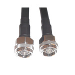 Telegartner Male N Type to Male N Type Coaxial Cable, 500mm, RG214 Coaxial, Terminated