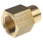 Legris Series Straight Threaded Adaptor, R 1/2 Male to NPT 1/2 Female, Threaded Connection Style