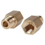 Legris Straight Threaded Adaptor, R 1/4 Male to NPT 1/4 Female, Threaded Connection Style