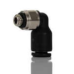 Legris LF3000 Series Elbow Threaded Adaptor, M5 Male to Push In 4 mm, Threaded-to-Tube Connection Style