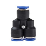 RS PRO Y Tube-to-Tube Adaptor, Push In 12 mm to Push In 12 mm, Tube-to-Tube Connection Style