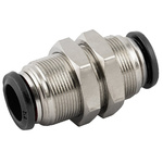 RS PRO Push-in Fitting, Push In 8 mm to Push In 8 mm, Tube-to-Tube Connection Style
