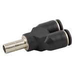 RS PRO Push-in Fitting, Push In 8 mm to Push In 8 mm, Tube-to-Tube Connection Style