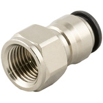 RS PRO Push-in Fitting, G 1/2 Female to Push In 12 mm, Threaded-to-Tube Connection Style