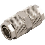 RS PRO Push-in Fitting, Push In 8 mm to Push In 8 mm, Tube-to-Tube Connection Style